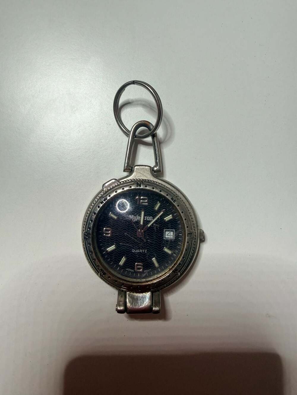 Majestron Vintage Quartz Pocket Clip-On Fob Watch 10689